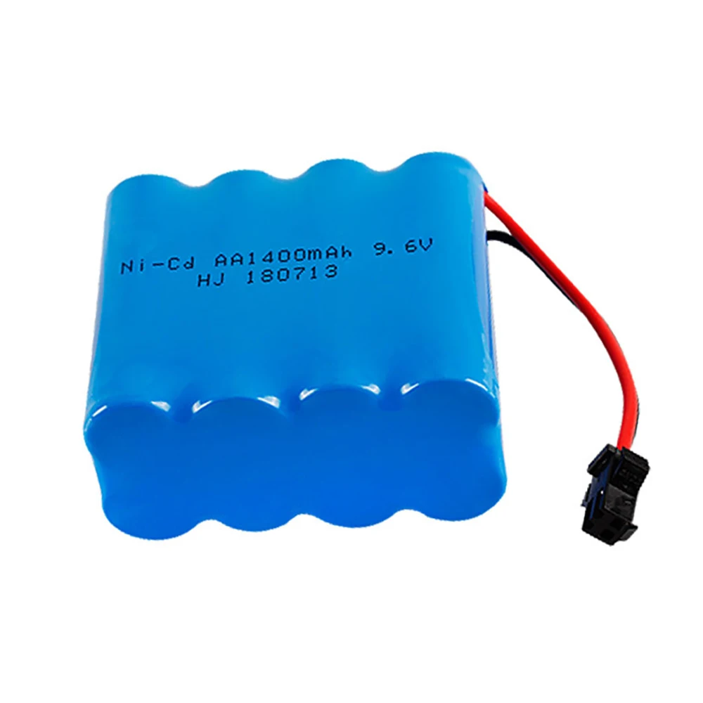 9.6V Nicd Batterij Set 500Mah Voor Huanqi 781 782 9.6V 700/800/1000/1400/1800Mah Voor Rc Speelgoed Auto Boot Pistool Tank Trein Robot Deel