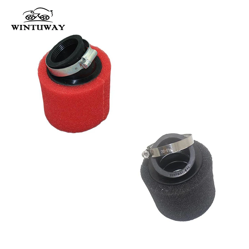 Motorcycle Inclined Sponge Air Filter 42MM Inclined Air Filter 41-43MM Air Filter Motorcycle  Accessories