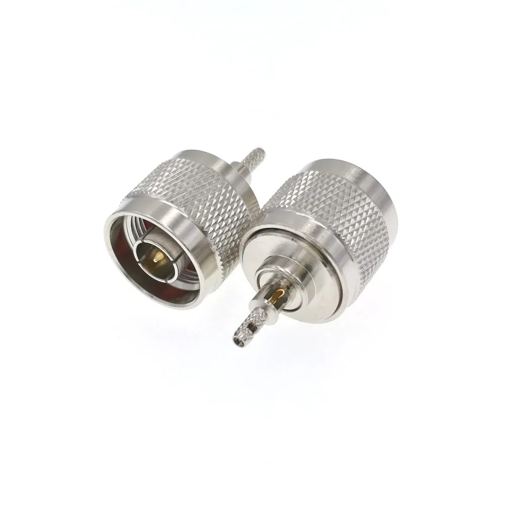 N Male Straight Crimp RG174 RG178 RG316 RG188 RF Connector High Quality 1PC