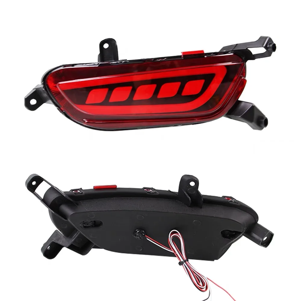 2 قطعة المصد الخلفي ضوء لمازدا CX-3 CX3 2015-2020 LED عاكس ضوء الذيل الفرامل الجمعية وقف مصباح بدوره إشارة