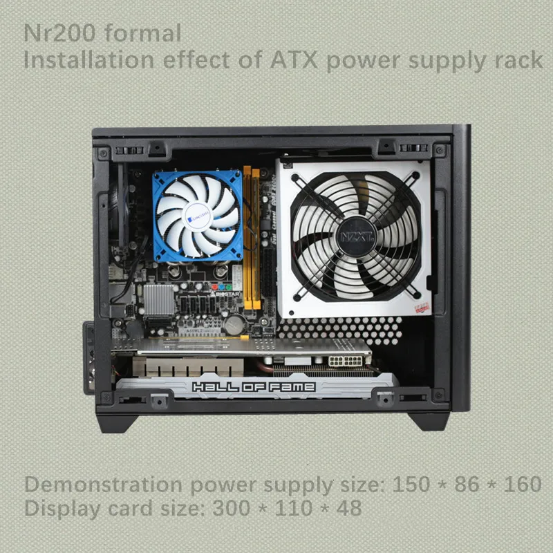 하드 디스크 및 전원 공급 장치 지원용 쿨 익스트림 브래킷, NR200 atx-sfx 브래킷, nr200 atx-sfx 전원 금속 브래킷