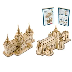 3D wooden puzzle Thailand Ananta Samakhom Throne Hall bangkok maha throne room twelve DIY toy girl boy birthday gift