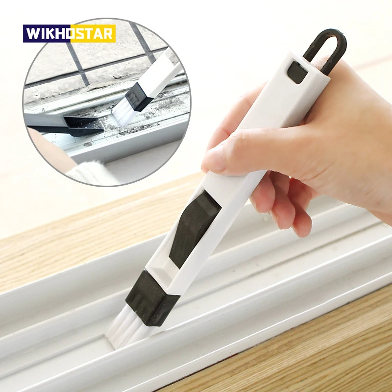 WIKHOSTAR Window Groove Cleaning Brush Computer Keyboard Brush Dust Shovel Multifunctional Cleaning Tools Household Item