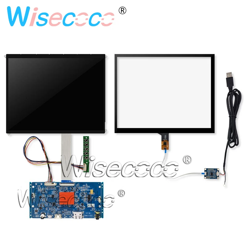 Tablet Laptop LP097QX1-SPC1 Touch Screen Glass  EDP Driver Board Type C 2048x1536 for DIY Display Panel