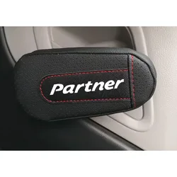 Pu Leather Knee Pad handrail pad Interior Car Accessories For Peugeot Partner