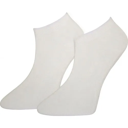 Adabella 6 Double White Male Bamboo Seamless Socket Short Socks