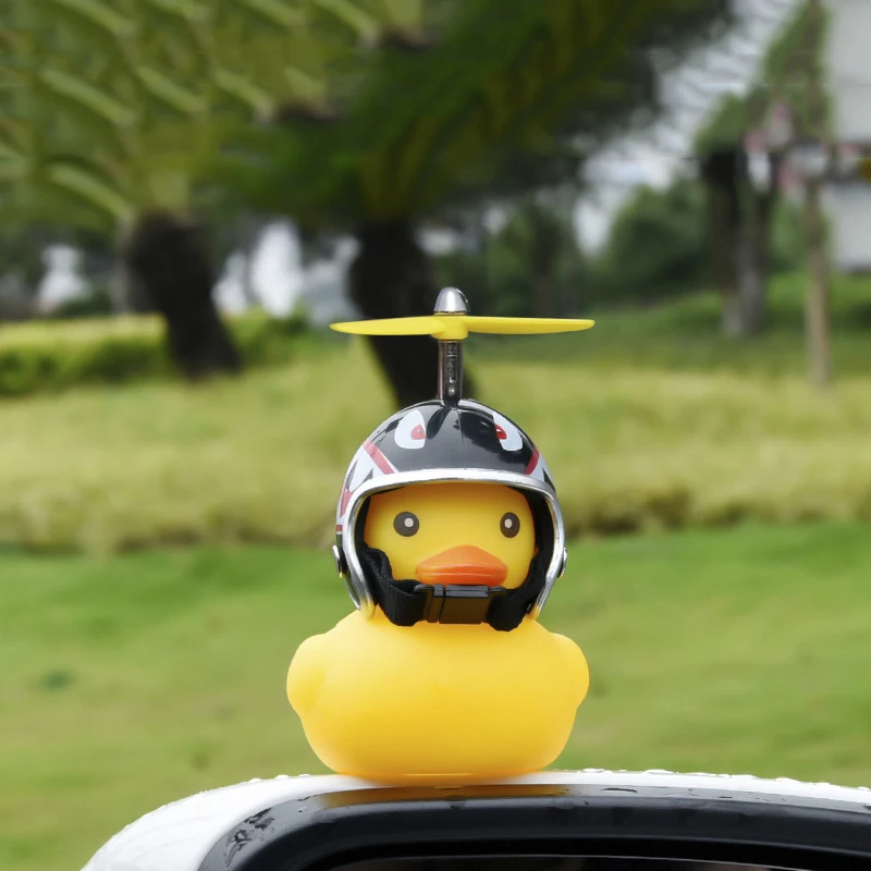 Kayme Car Dashboard Doll Little Yellow Duck, Auto Interior Dashboard Ornaments, Lovely Toy Little Duck Decoration Gift, 6*8cm