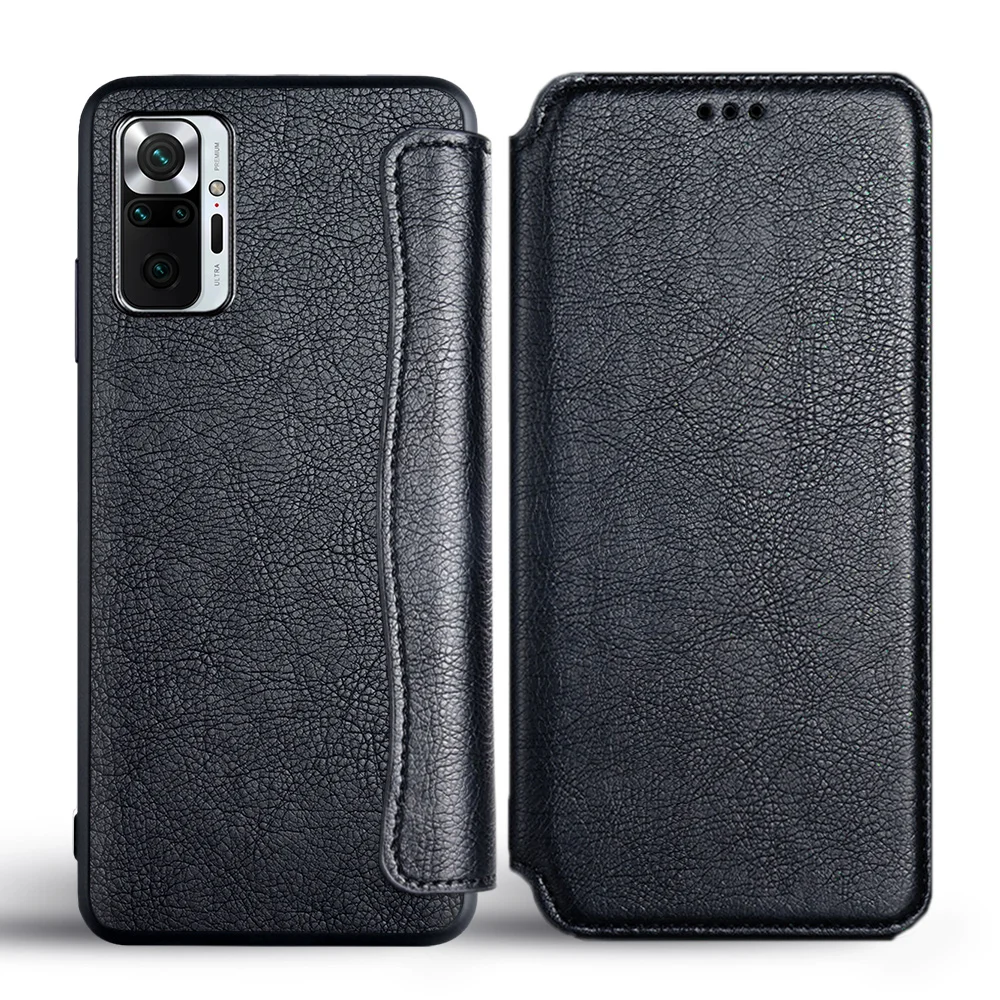 Case for Xiaomi Redmi Note 10 Pro Max 10S 10T 4G 5G funda Leather Flip cover card no magnet capa for Redmi Note 10 pro case