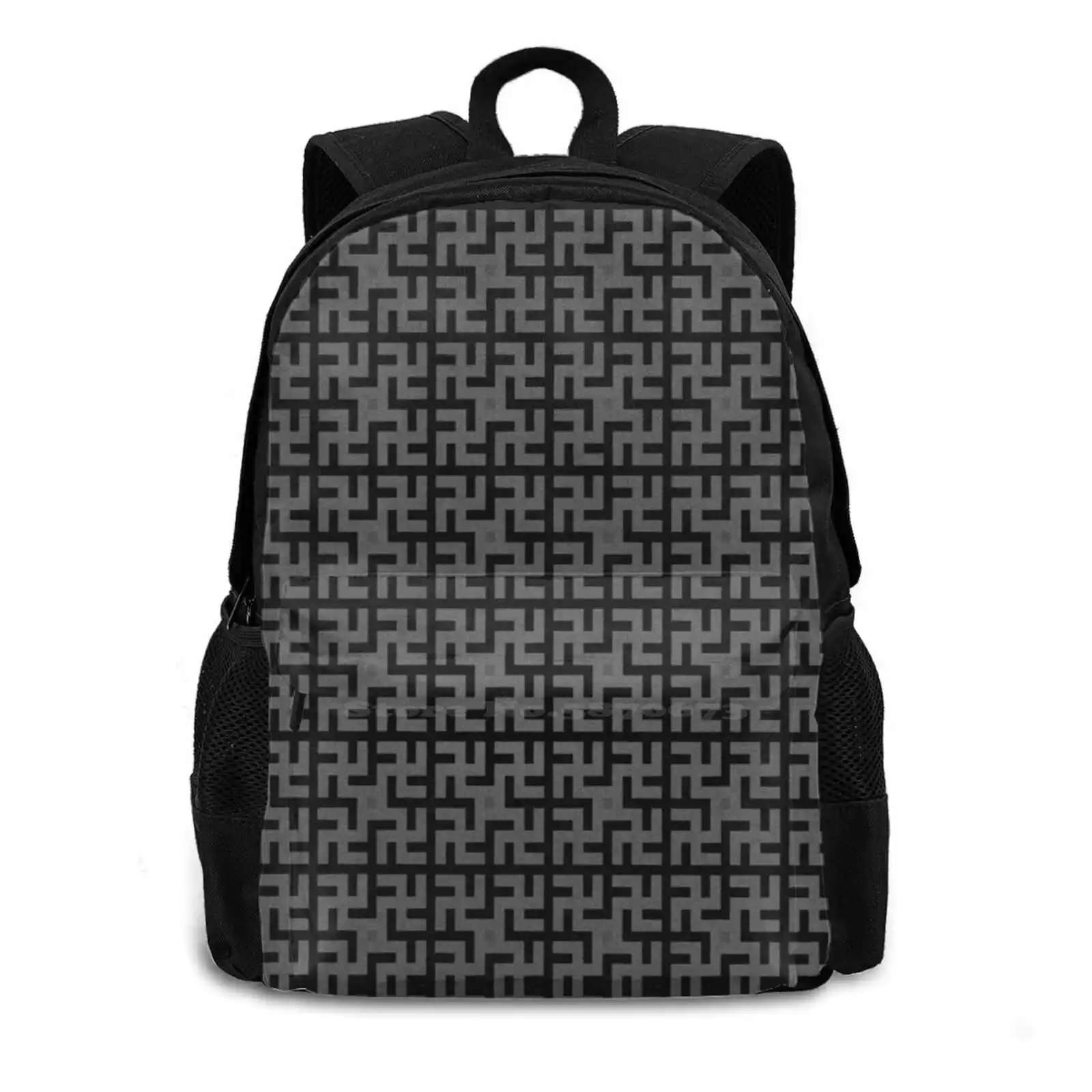 Sayagata 8 Version 2 Teen College Student Backpack Pattern Design Bags Sayagata The Good Cross Repeating Pattern Maze Lucky