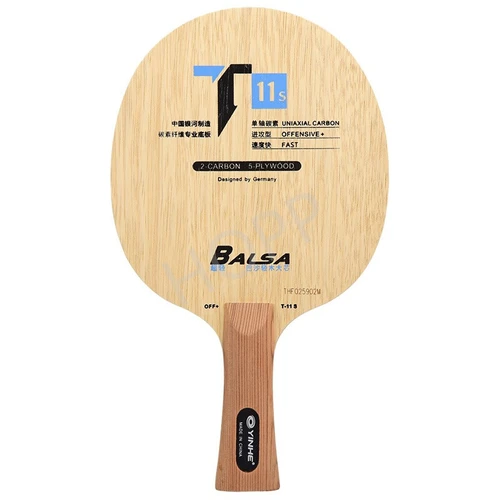 Imagen 1 del producto YINHE T-11 T11S (balsa de carbono ligero) hoja de tenis de mesa YINHE T11 / T11 + raqueta Galaxy Original, bate de Ping Pong/paleta