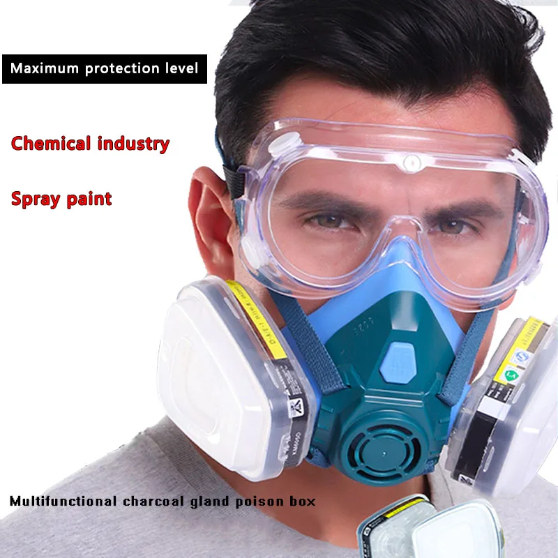 

602P respirator Gas Mask high quality Soft silicone Modular Protective mask against Paint formaldehyde Gas mask