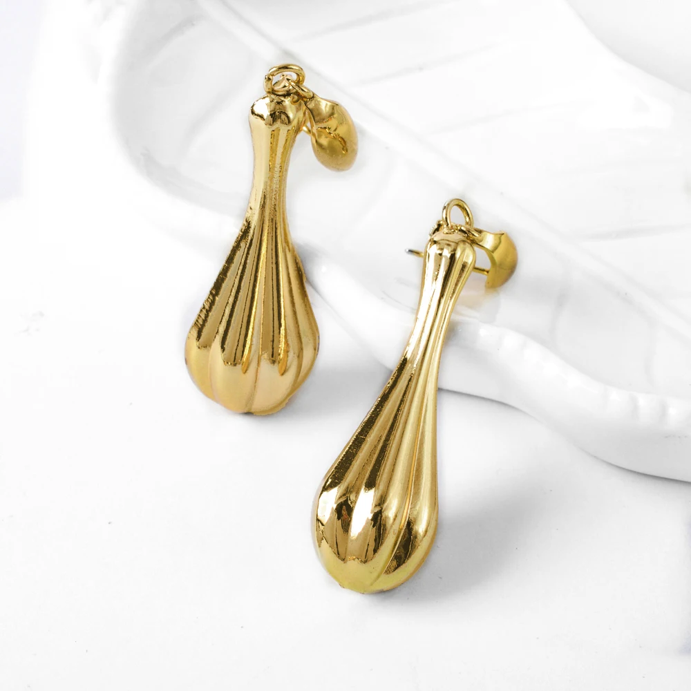 Sunny Jewelry Fashion Drop Earrings Copper African Nigeria Gold Plated Bohemia Style For Women High Quality Classic Party Gift