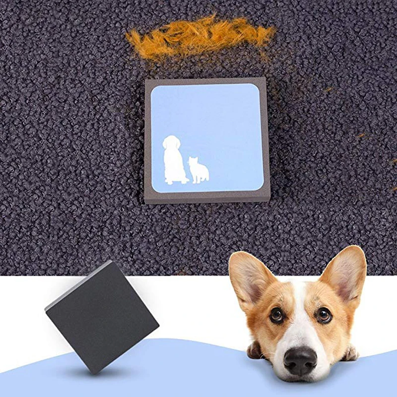 Elettricitร statica rimozione dei peli di animali domestici spazzola per tappeti schiuma spugna detergente sedili per auto domestici letti stuoie