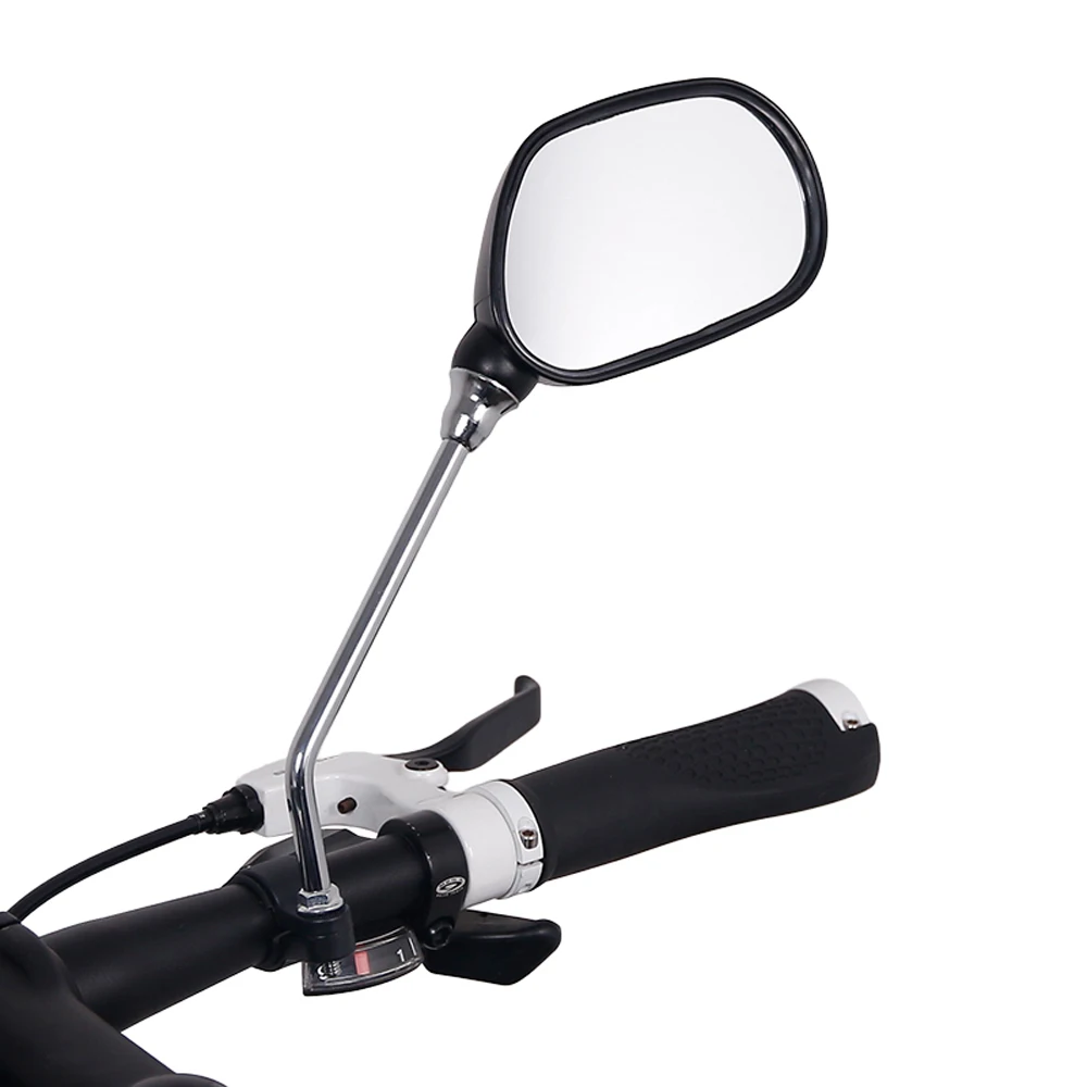 1 Pair Left Right Bicycle Mirrors Rear View Glass Mirror Bike Cycling Wide Range Back Sight Reflector Angle Adjustable