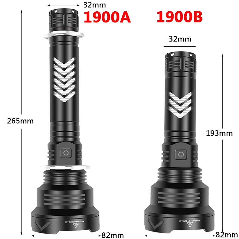 XHP90.2 4-core High Quality Led Flashlight Powerbank Function Torch Usb Rechargeable 18650 or 26650 Battery Aluminum Lantern