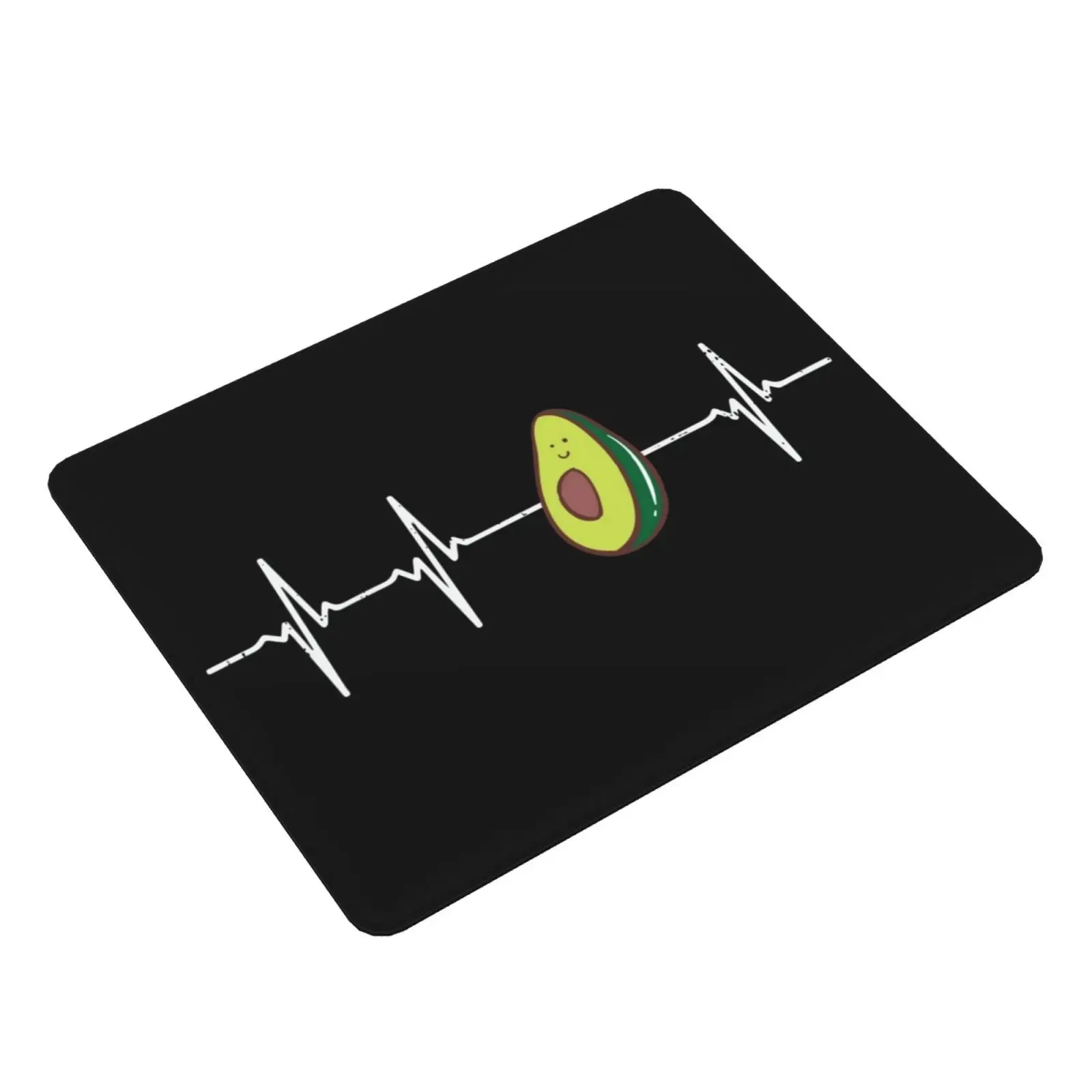 Avocado Heartbeat Mouse Pad 1043 Avocado Heartbeat Avocado Heartbeat Vegan Guacamole