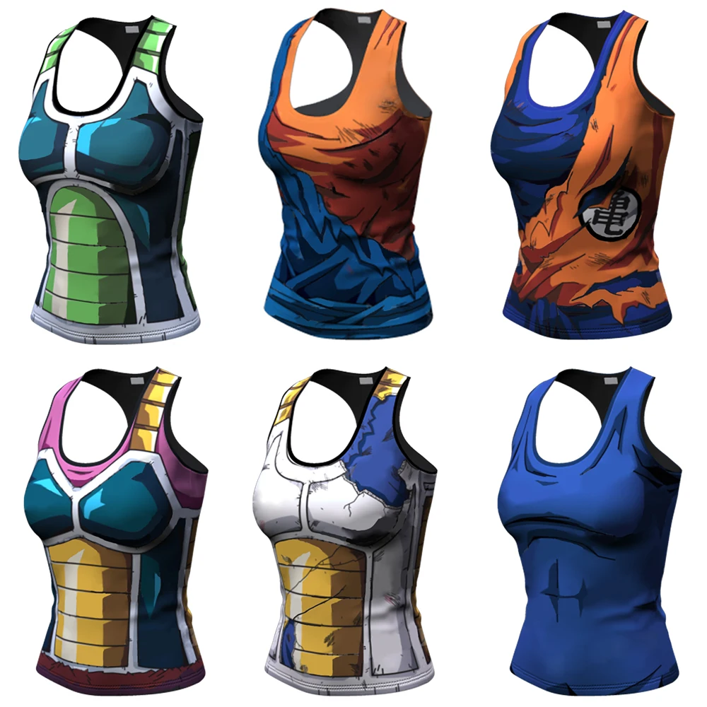 Harajuku Cosplay Anime character 2021 summer Newest Style Men Bodybuilding Fitness Tank Tops Resurrection F Armour vest  3D vest