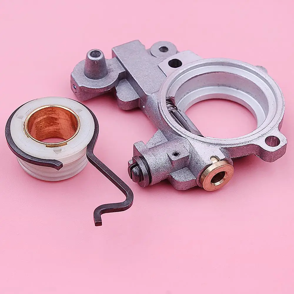Bomba de aceite con Kit de resorte de engranaje helicoidal para motosierras Stihl MS460, MS461, MS441, 046, pieza 1128, 640, 3206, 1128, 640, 7112