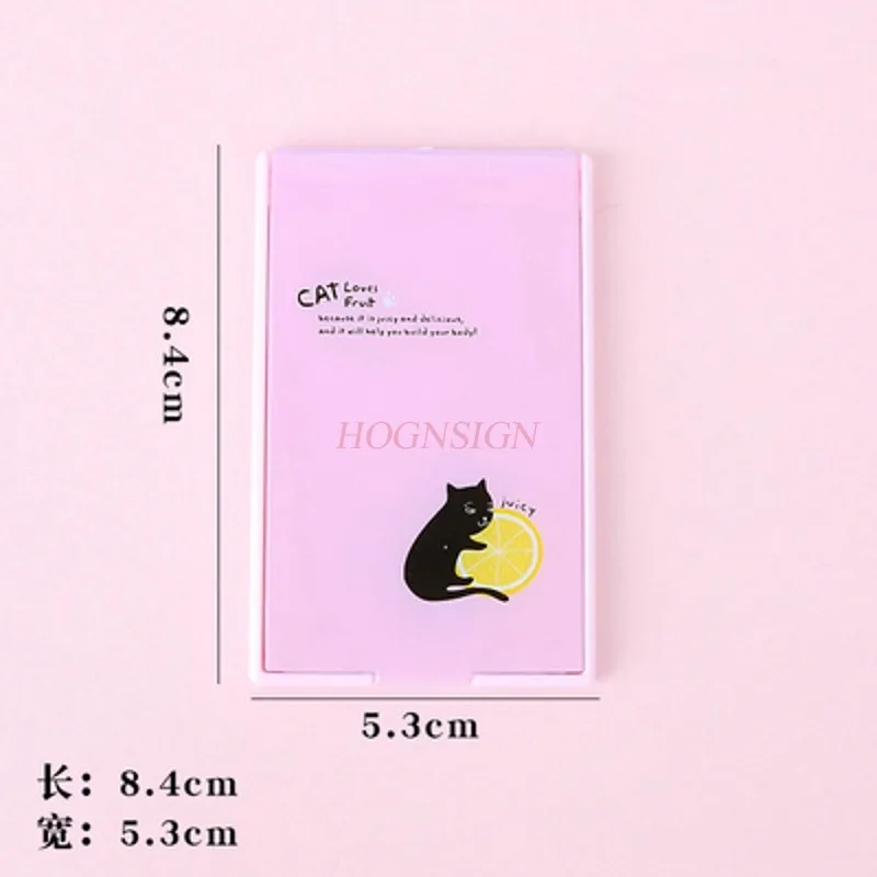 Espejo pequeño Espejo de maquillaje de escritorio Portátil Pequeño Plegable Princesa Maquillaje fresco Venta