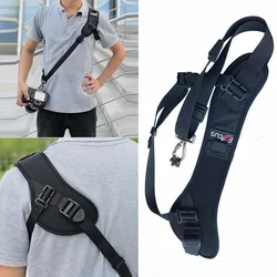 Hohe Qualität Focus F-1 Schulter Kamera Gurt Quick Carry Speed Sling Weiche Schulter Sling Gürtel Neck Strap Für Kamera DSLR Schwarz