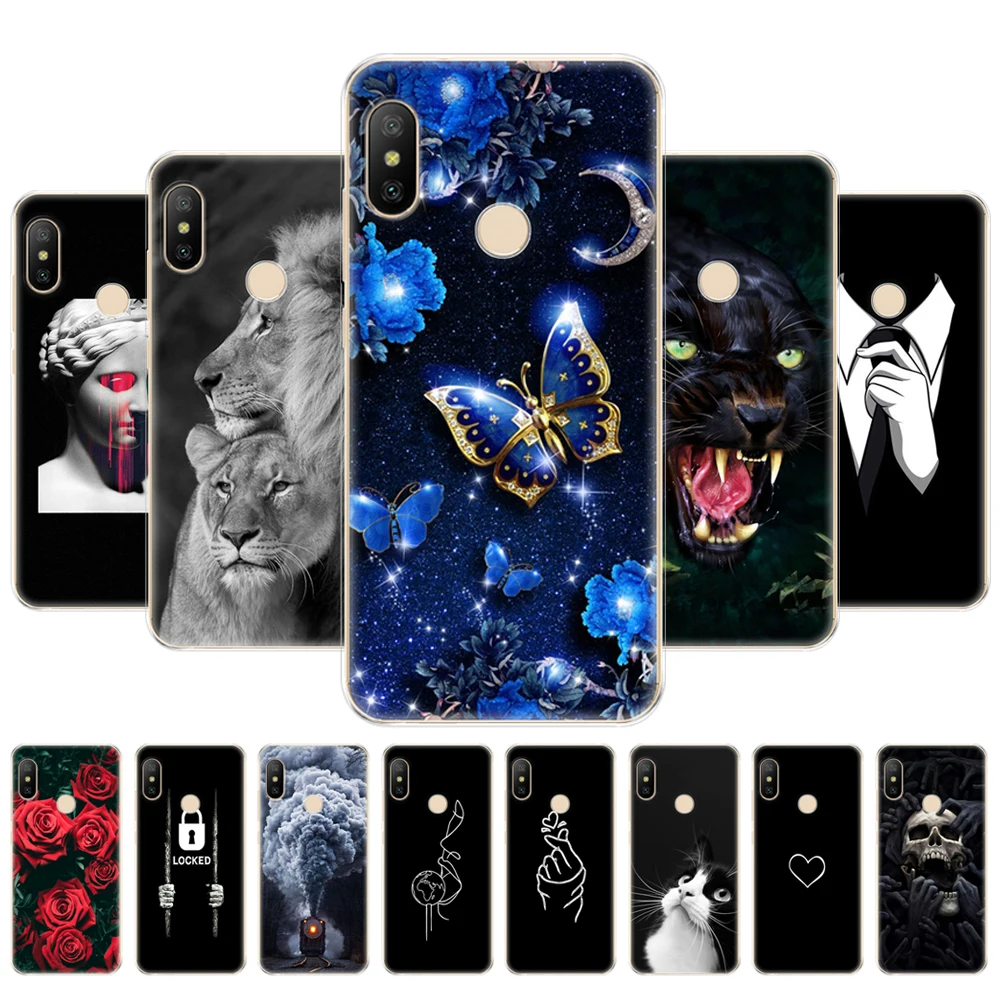 Case For Xiaomi MI A2 LITE Case Full Protection Soft Silicon TPU Back Cover Phone Cases For Xiomi MI A2 LITE protective shell