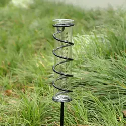 17cm Transparent Rain Gauge Tube Outdoor Yard Garden Water Measurement Tool Up To 17cm Garden Accurate Rain Colllection