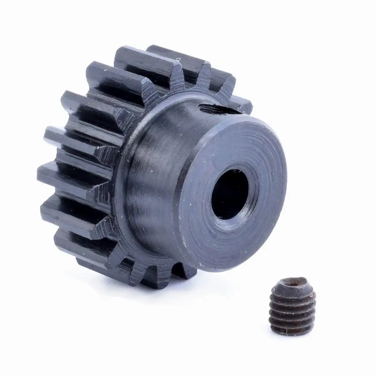 2Pcs Steel Metal Motor Pinion Gear 17T 0.8 Module For 1:10 Himoto E10XT E10XTL Katana Truggy Spare Parts