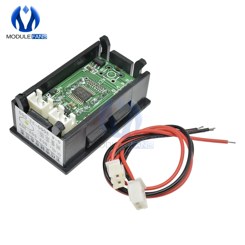 Mini Rot/Blau/Gelb/Grün 0,36 Zoll 5-stellige digitale LED-Anzeigebuis Präzisions-Digitalvoltmeter Spannungsmesser Panel 0,36 Zoll – Detail 11