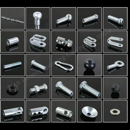 Imagen 2 del producto 10 piezas de accesorios de alambre de acero, componentes de puerto de interfaz de Cable de cuerda de alambre de 5mm,6mm, equipo de Fitness, piezas de junta de puerto de Cable de cadena