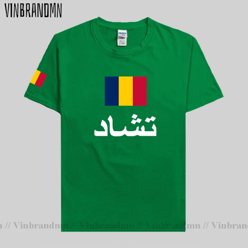 تشاد الرجال تي شيرت موضة 2021 جيرسي المنتخب الوطني 100% القطن تي شيرت الملابس تيز البلد الرياضية لاعب كرة القدم TCD تشاديان TChad