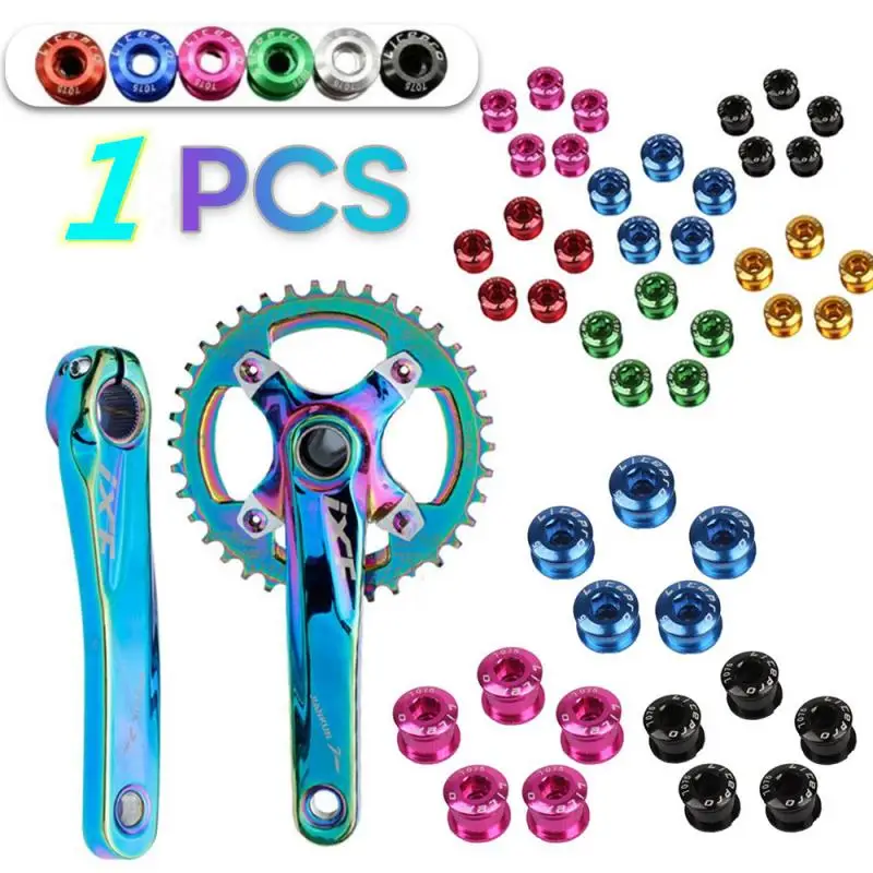 Aluminum Alloy 6.5/8.5mm 7075 CNC Bike Chainring Bolts Single/Double Speed Crank Bolt Road Bike Disc Screws For Crankset Parts