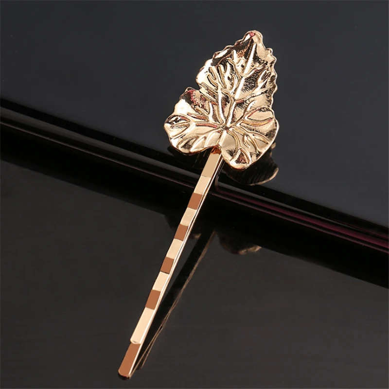 Gold Metal Hair Clips Pins For Girls Women Headwear Sweet Hairpins Barrettes Styling Hair Accessories Gift wholesale