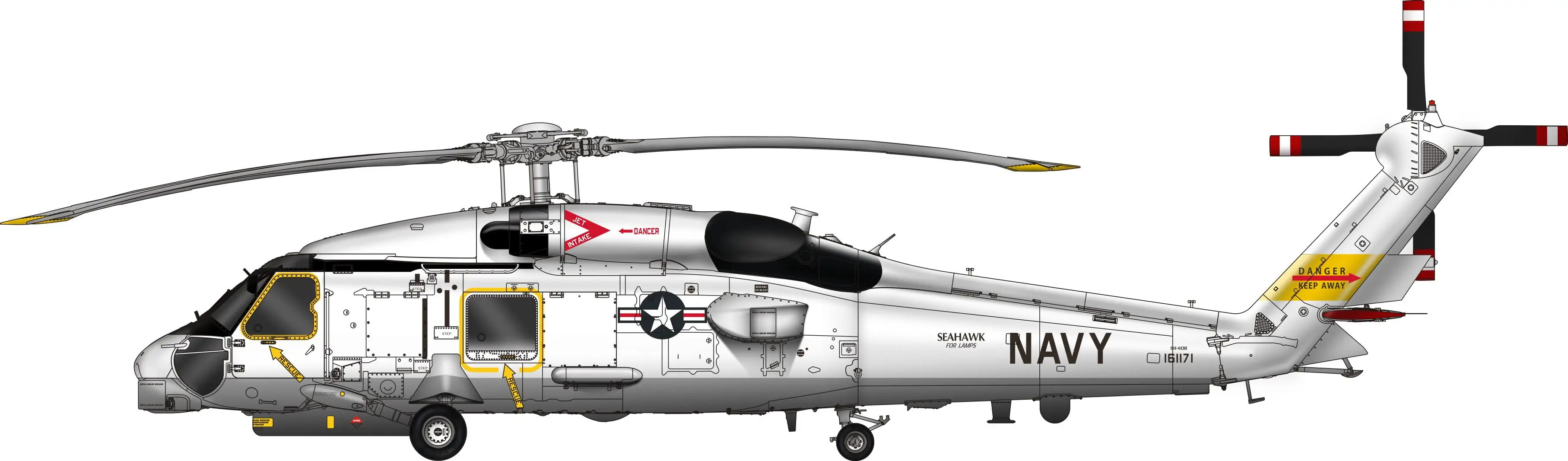 Kitty Hawk KH50009 1:35 SH-60B Seahawk helicopter Model Kit in limited