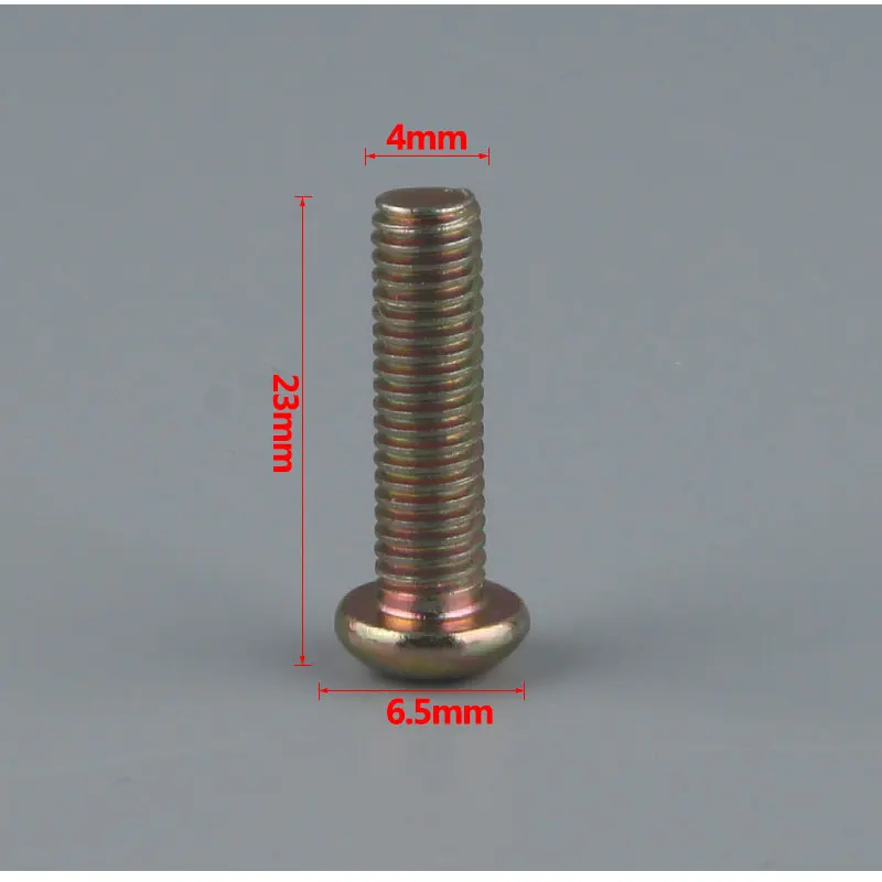 通貨浄水器シングルクリップネジ4ミリメートル * 12ミリメートルフィルター要素固定クリップシムとブラインドナットクロス丸頭