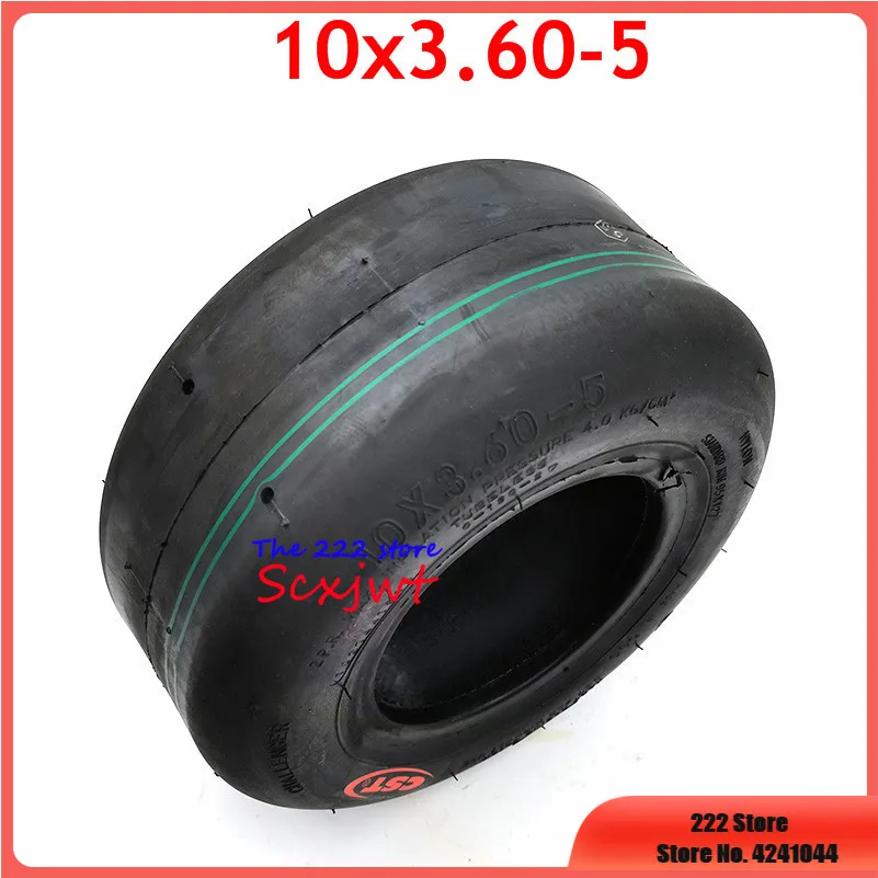 5 Inch KARTING Wheel Tyre DIY Four  GO Kart ATV UTV Buggy Quad CST 10x3.60-5 Front Tire Tubeless  10*3.60-5