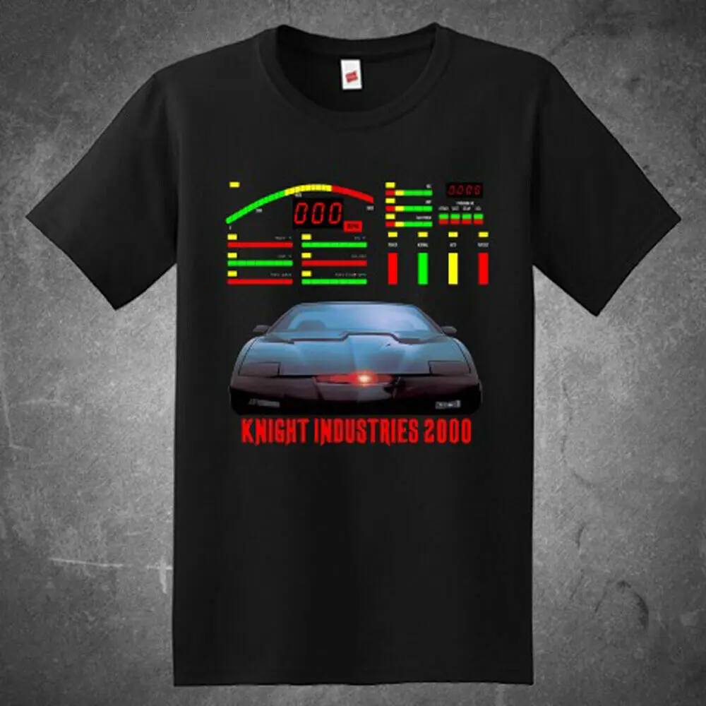 Knight Rider KITT Dashboard Retro TV Series T Shirt