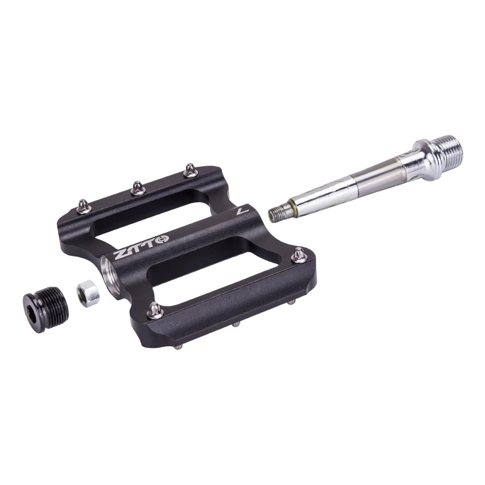 ZTTO Road Bike Ultralight Flat Pedal Aluminum Alloy Bicycle Bearings Anti-Slip Folding Pedals Cycling JT06