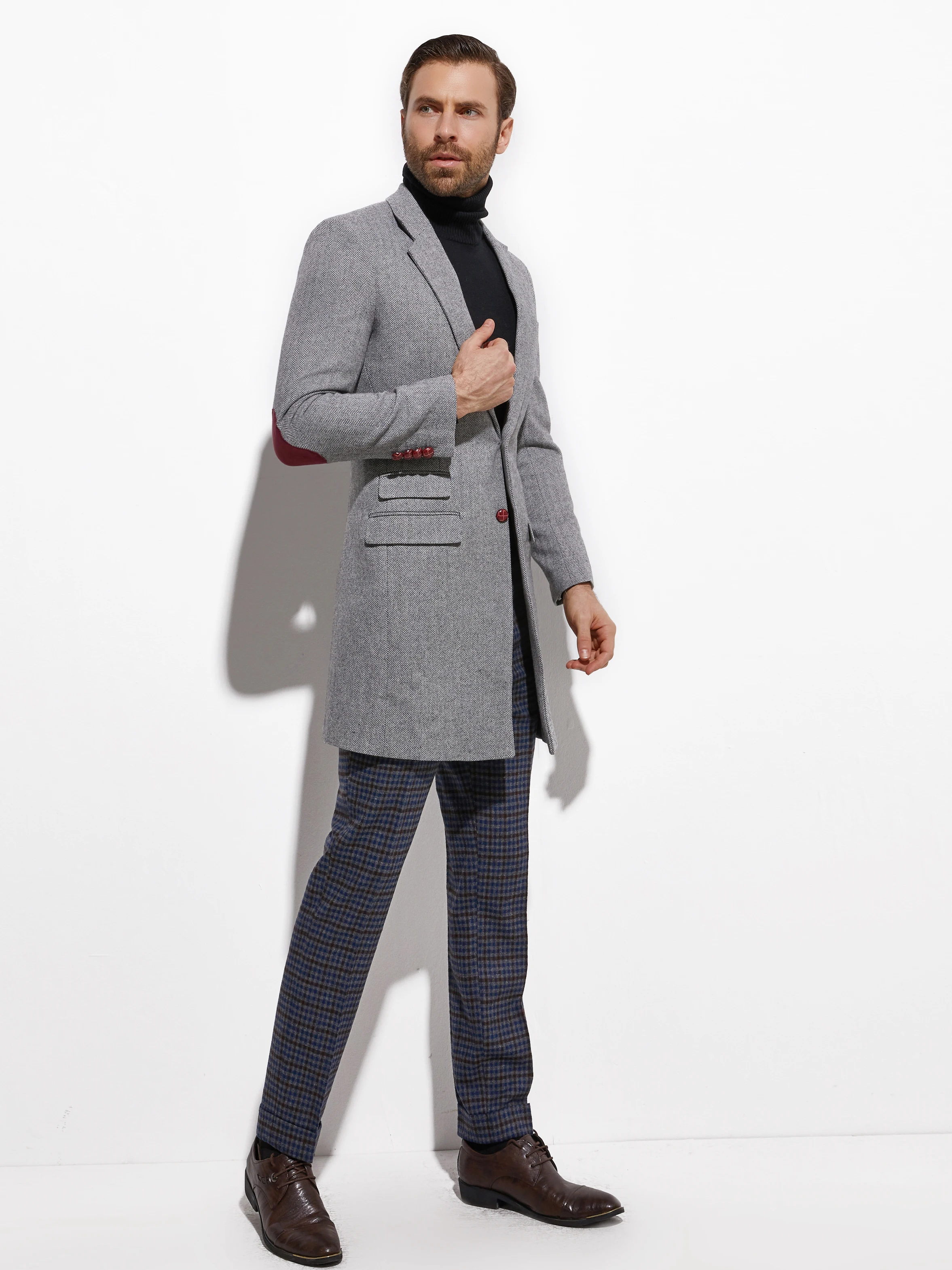 2026 Весенне-осеннее пальто ср – обзор и цена Wool Coat Peacoat