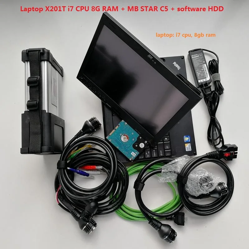 

Диагностический инструмент для автомобиля MB Star C5 SD Connect 5 + компьютер X220T i5 CPU laptop + HDD программное обеспечение V06/2024 диагностический инструмент для авторемонта