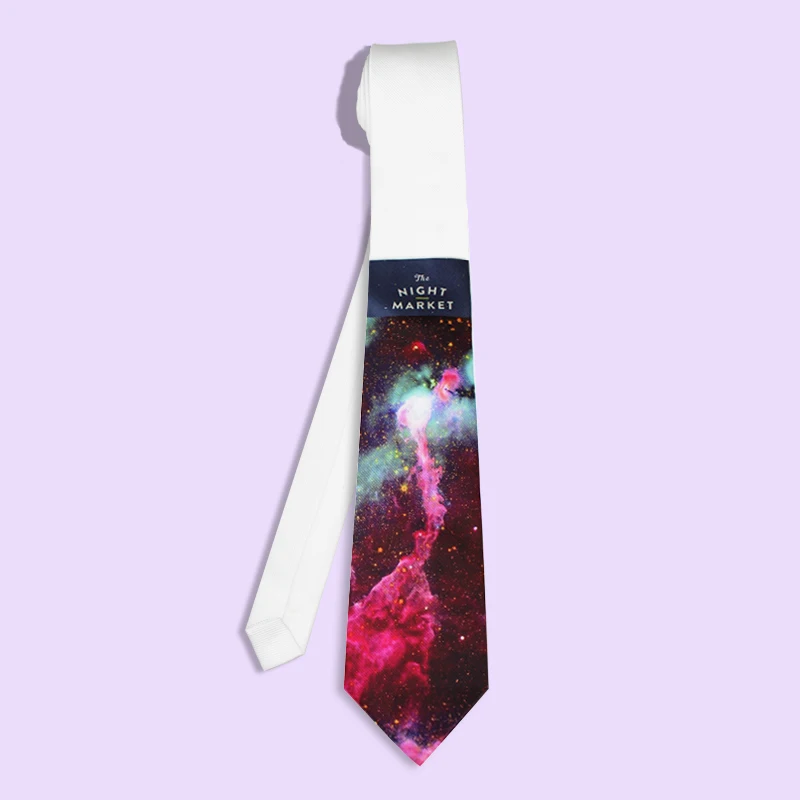 

Free Shipping Men's Male Casual Fashion Tie British Fan Groom Formal Wear Casual Tie Starry Sky Necktie Refraction