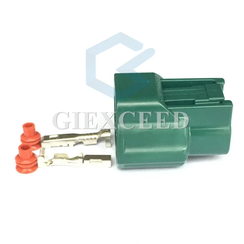 2 Sets 2 Pin AC Assembly 6189-0775 RS 090 Series Automotive Connector Female Socket With Pins And Seals