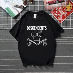 Descendents wszystko ssie zabawny Top T koszula moda z najwyższej półki Streetwear koszulki bawełna wysokiej jakości koszulki Hombre mężczyzn