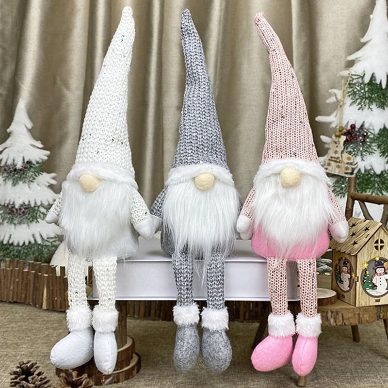 Faceless Beard Doll Christmas Decoration for Home Christmas Ornament Xmas Tree Hanging Santa Claus New Year 2021 Merry Christmas