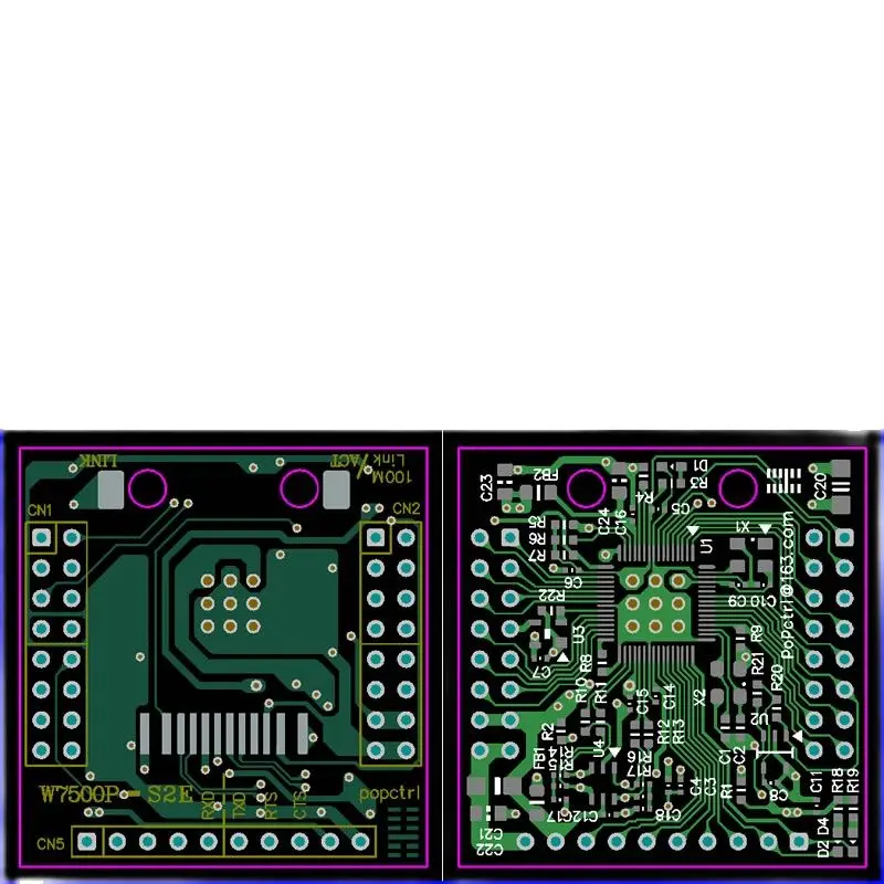 W7500p-s2e Papan Pengembangan/Modul Port Seri Ke Ethernet