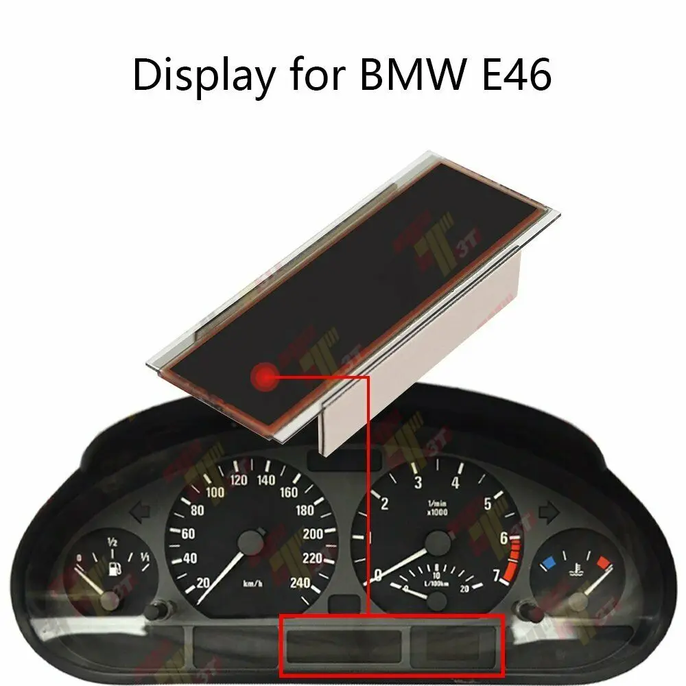 Dashaboard LCD wyświetlacz dla BMW E46 323Ci 325Ci 328Ci zestaw wskaźników 00-06 lat