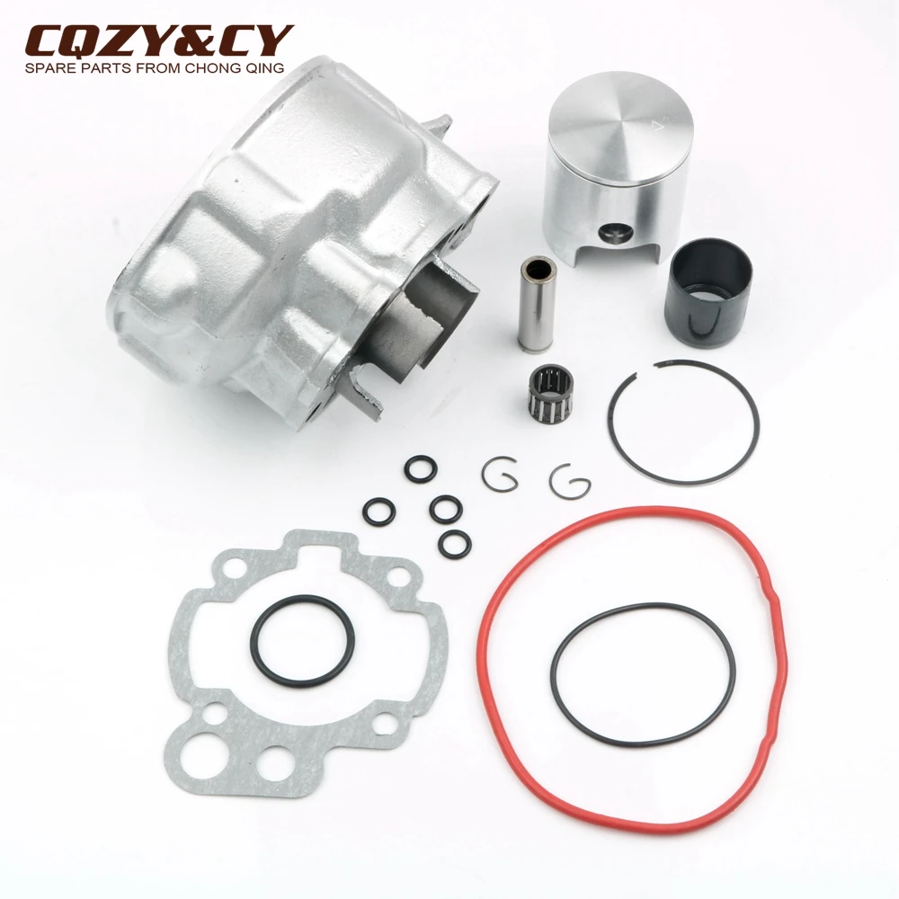 Motorcycle 49mm 90cc Big Bore Cylinder Kit for Yamaha DT50 TZR 50 AM6 Minarelli 2 Stroke Engine Parts