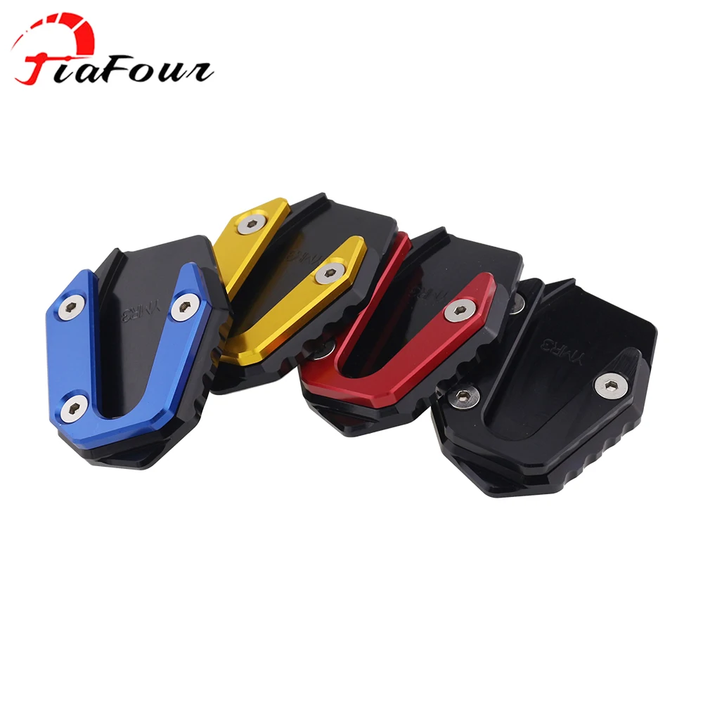 صالح ل YZF-R3 YZF-R25 MT-03 MT-25 2014-2019 دراجة نارية الملحقات مسنده حامل جانبي تمديد المكبر الوسادة