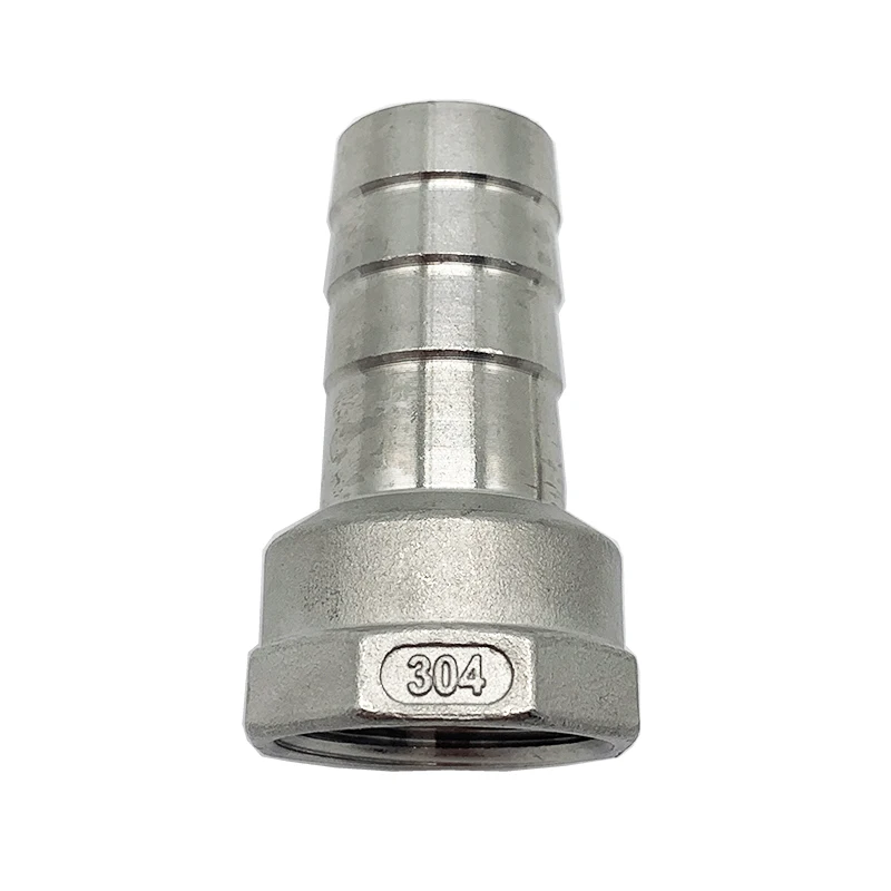 

1/8'' - 2'' BSP Female Thread x Barb Hose Tail 304 Stainless Steel Water Pipe Fitting Reducer Pagoda Joint Coupling Connector