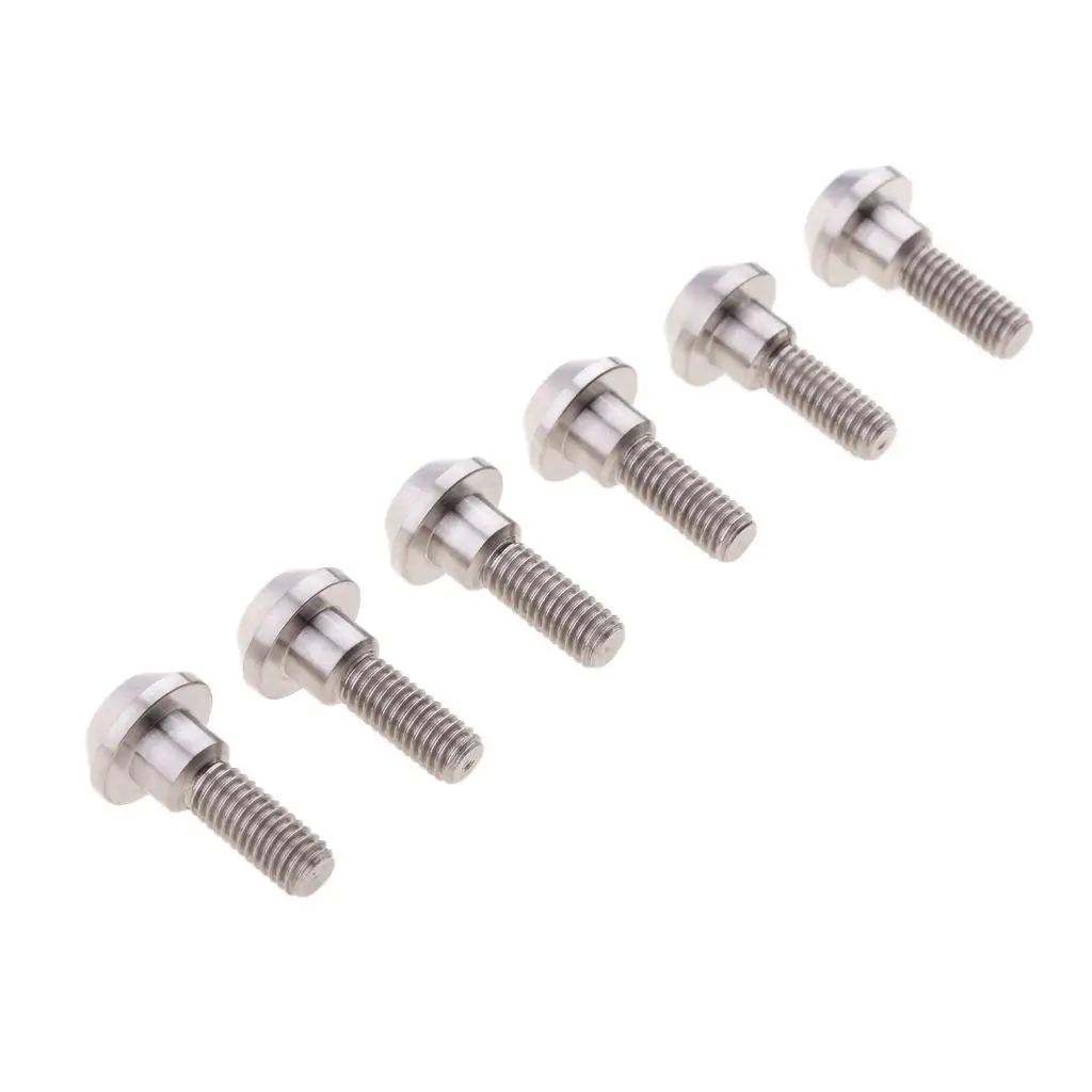 6 Pcs M6 X 20mm Titanium Ti Disc Brake Rotor Bolts For Suzuki GSXR Yamaha R1 Upgrade Kit Save Weight & Never Rust