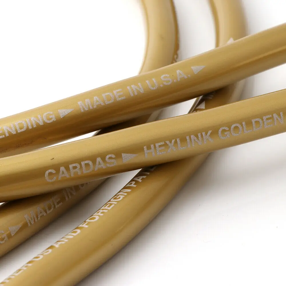 Pair Hifi Rca Kabel Hifi Audio Cardas Hexlink Golden 5-C Met Koolstofvezel Rca Plug Connector Kabel Audio Kabel